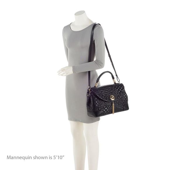 Versace Quilted Nappa Barocco Altea Vanita Satchel - Picture 5 of 15